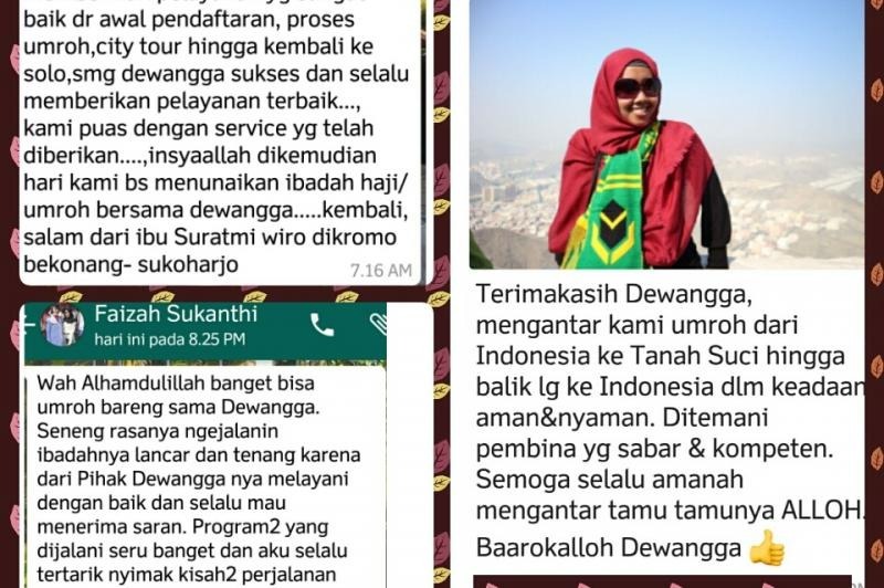 Testimoni Jamaah Umroh Dewangga Jogja